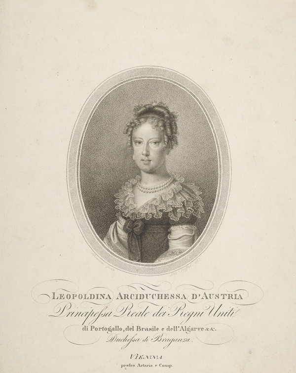 Maria Leopoldina of Austria, 1797 1826. Empress consort of Brazil and