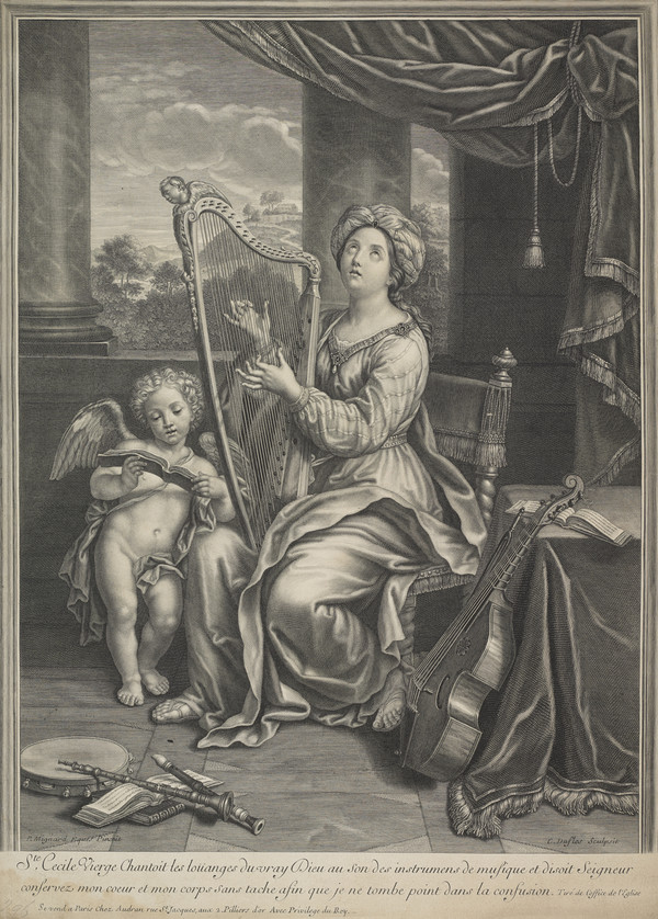 St. Cecilia by Claude Duflos | National Galleries of Scotland