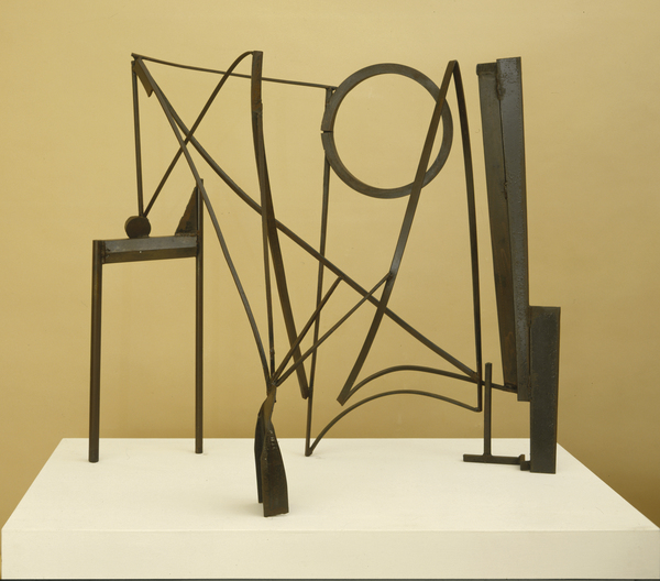 洋書 SCULPTURE Vintage Abstract Modernist Onyx Sculpture With Wood Stand