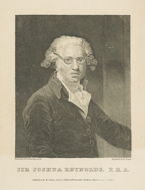 Sir Joshua Reynolds, 1723 - 1792. Portrait painter by William Penny ...