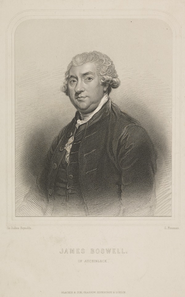 James Boswell 1740 1795 Diarist and biographer of Dr Samuel Johnson James Boswell 1740 1795 Diarist and biographer of Dr Samuel Johnson