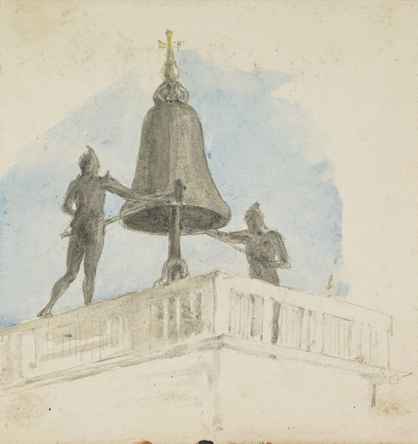 Rooftop Sculpture of Bell Ringers, Venice by David Scott | National ...