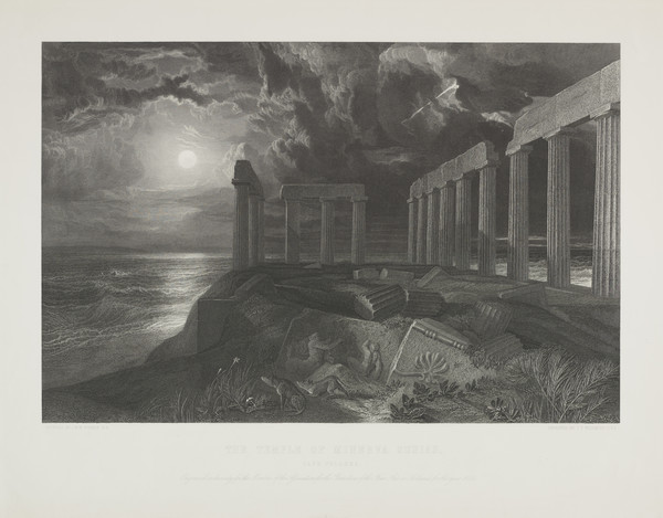 The Temple of Minerva Sunias, Cape Colonna (Rawlinson no. 673) by