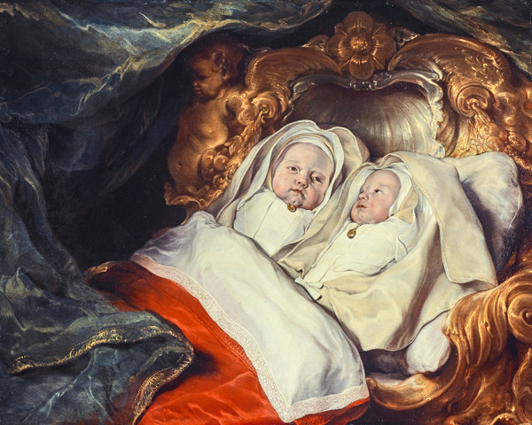 The Twins Clara and Aelbert de Braij (de Bray) by Salomon de Braij