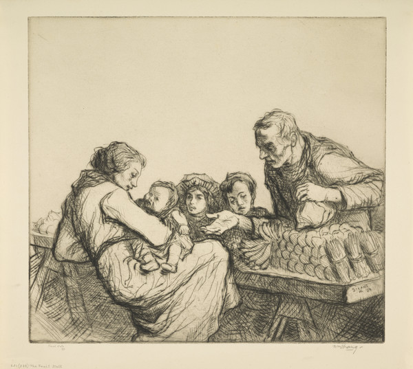 The Fruit Stall (Strang No. 651) by William Strang | National Galleries ...