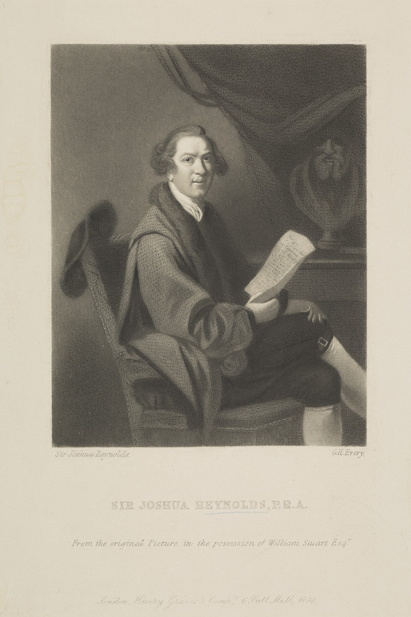 Sir Joshua Reynolds, 1723 - 1792. Portrait painter by George H. Every ...
