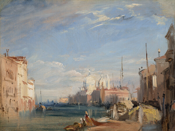 水彩画 BEN VENUE 1833 Venice: The Grand Canal by Richard Parkes Bonington | National