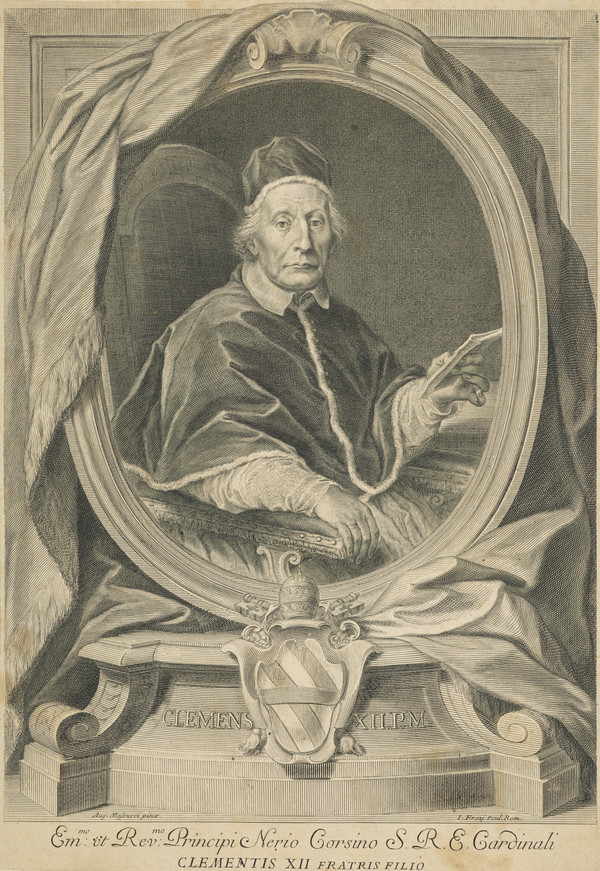 Pope Clement XII (Lorenzo Corsini), 1652 - 1740. by Freij
