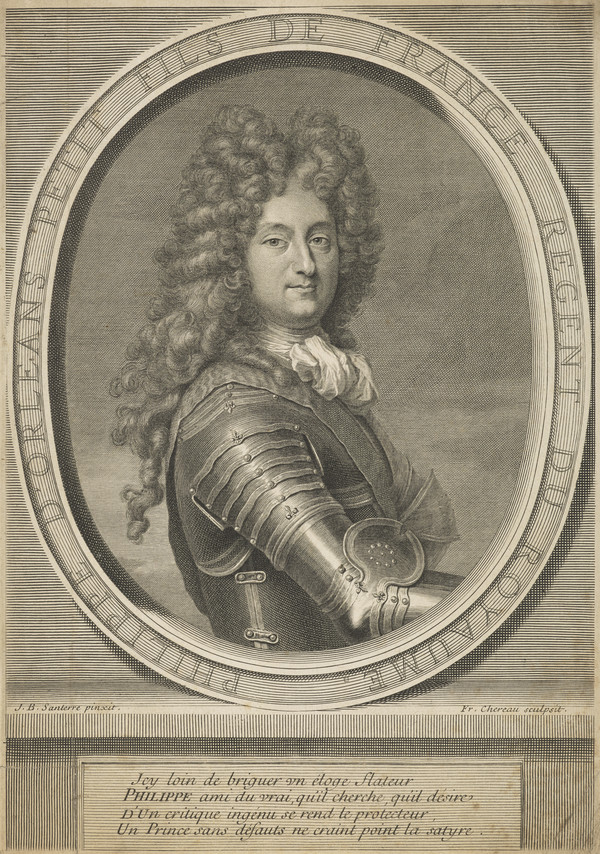 Philippe II, Duke of Orléans, 1674 - 1723. &lsquo;Petit Fils de Fance 