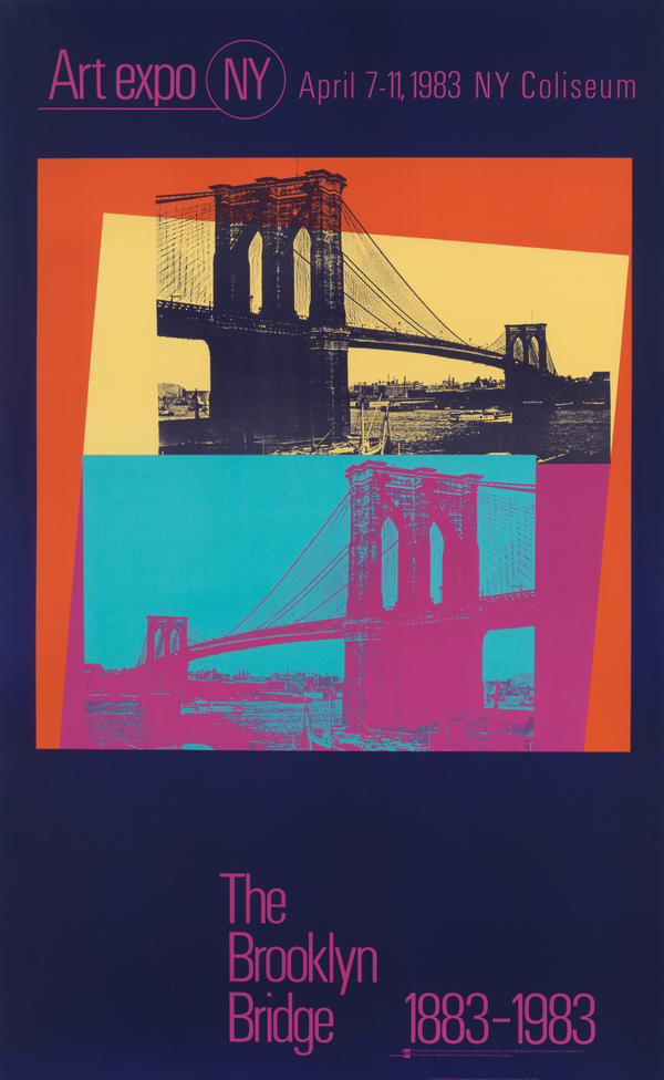 The Brooklyn Bridge 1883-1983 by Andy Warhol | National Galleries