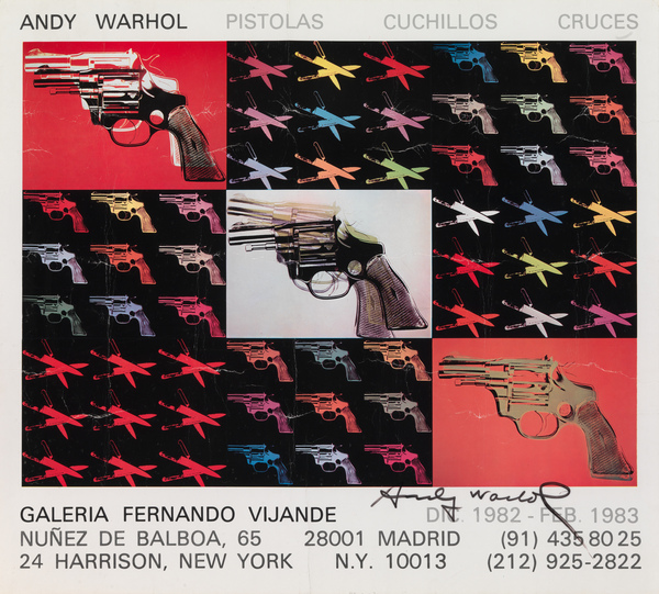 Pistolas, Cuchillos, Cruces by Andy Warhol | National Galleries of