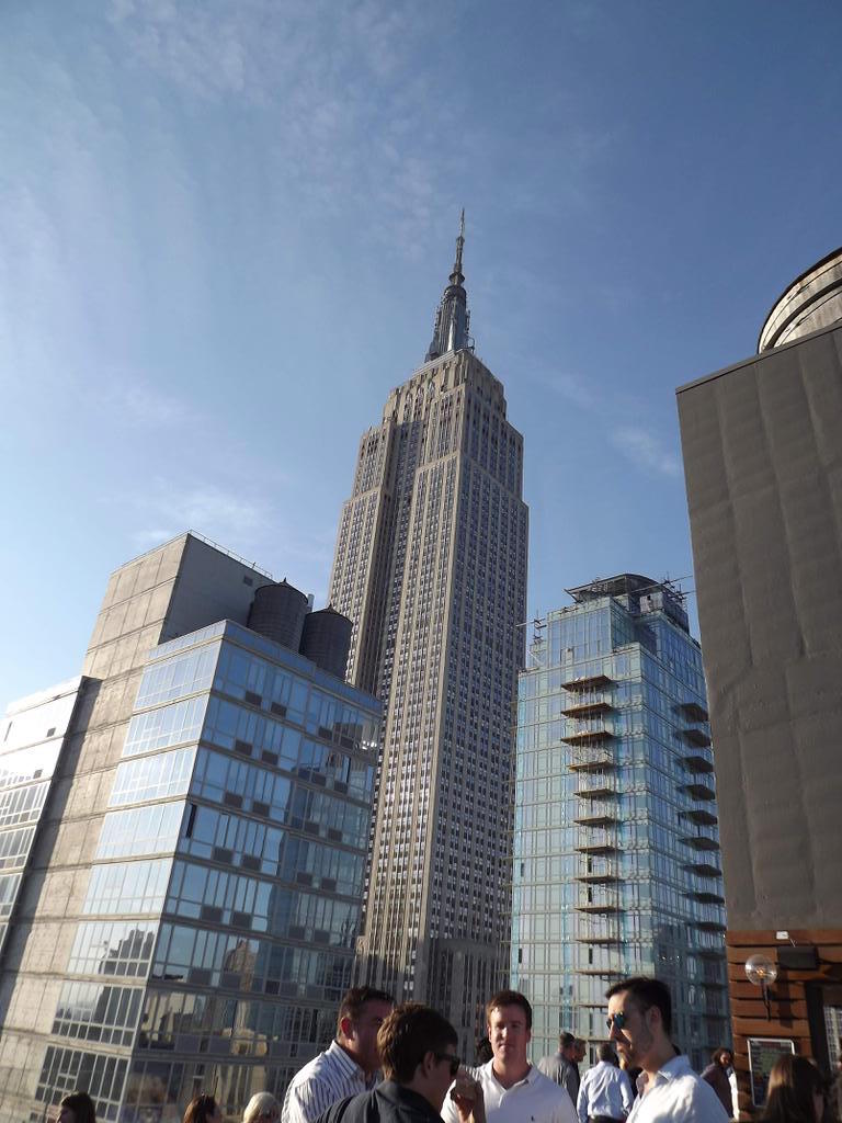 How often do you get the Empire State as your backdrop to a great conversation?