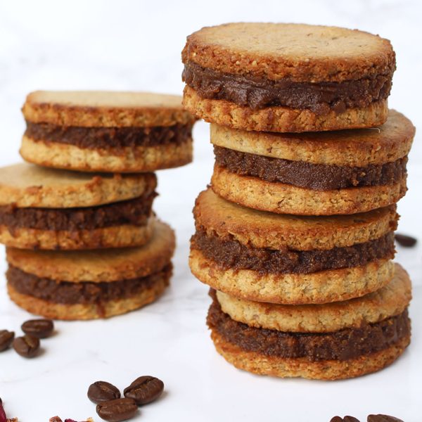 Coffee & Vanilla Sandwich Cookies