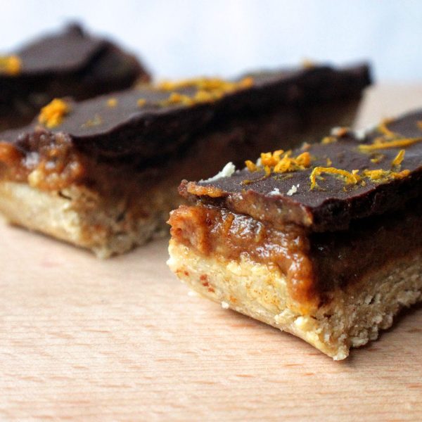 No-Bake Chocolate Orange & Caramel Slice