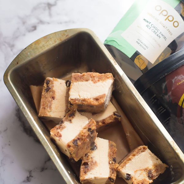 Healthy Cookie Dough Ice Cream Sandwiches