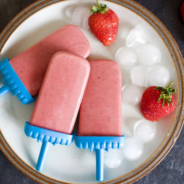 Strawberry & Maca Ice-Lollies
