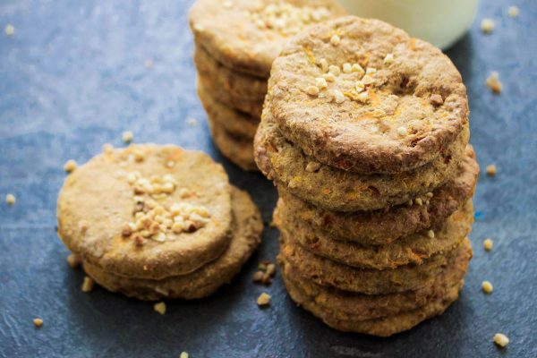 Carrot, Cinnamon And Nutmeg Biscuits