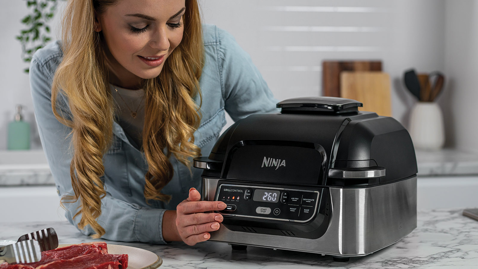 Ninja Foodi Health Grill & Air Fryer AG301UK Ninja Kitchen