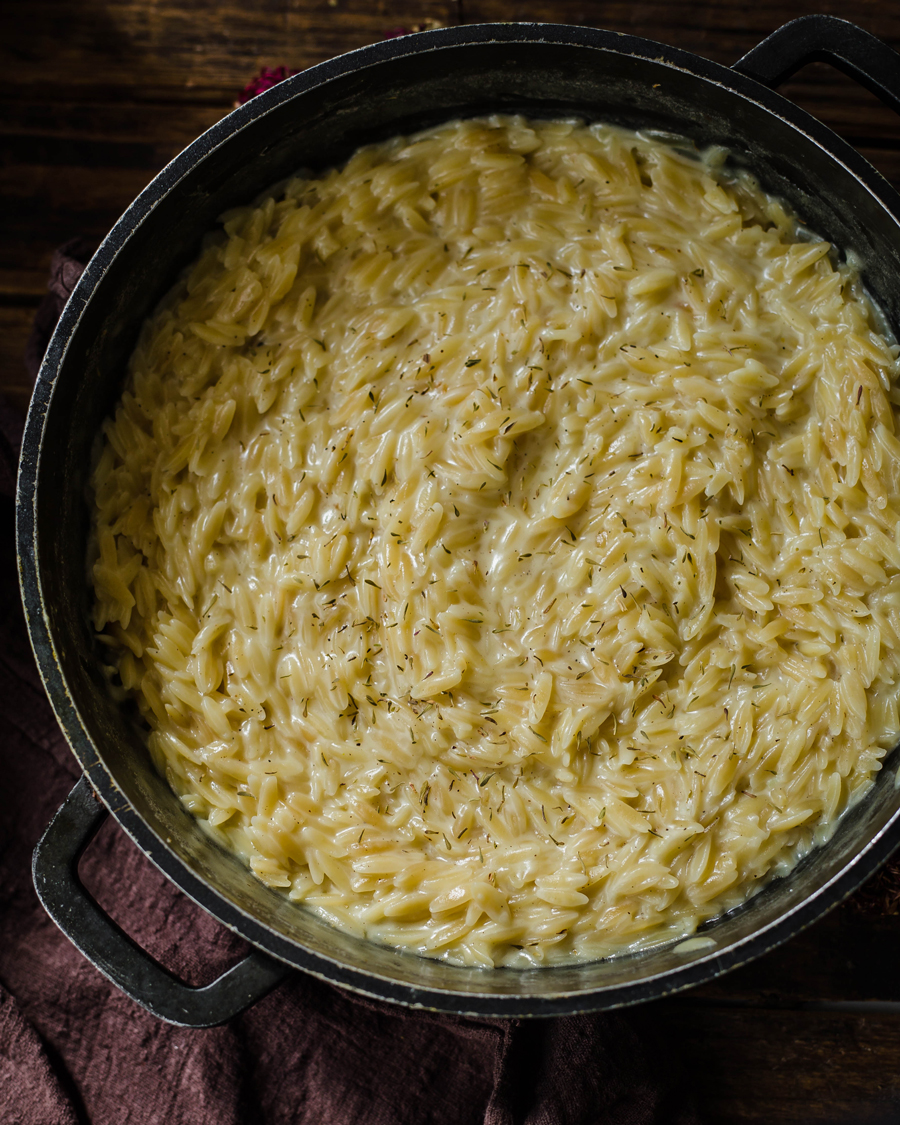 Creamy Goats Cheese Orzo Risotto Ninja Kitchen