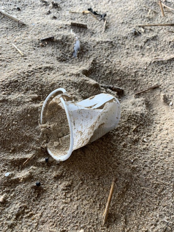 Plastic wegwerpbeker