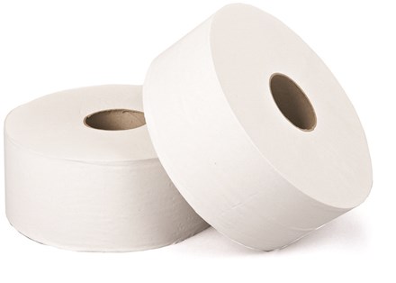 Toilet Rolls, Mini Jumbo, Premium, 3"/76mm Core, 150m, 12 Rolls