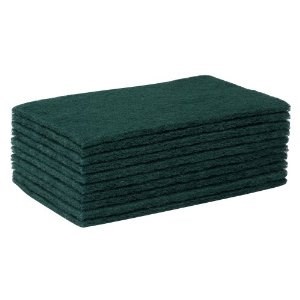 Scourers, Green, 15 x 23cm, Large, 10 Scourers