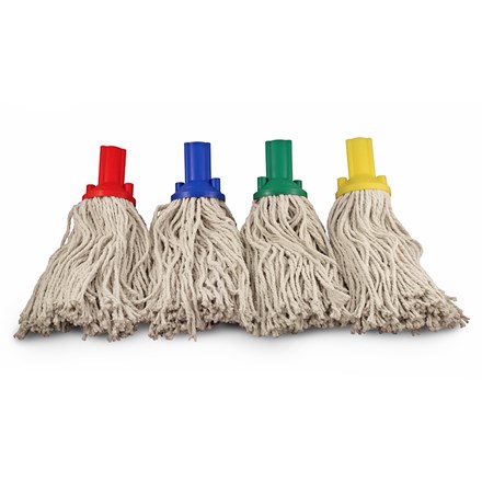Mop Heads, Socket, Blue, PY Excel 200, 2 Pack