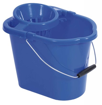 Bucket, Mop, Plastic, Value, 12Ltr, Blue