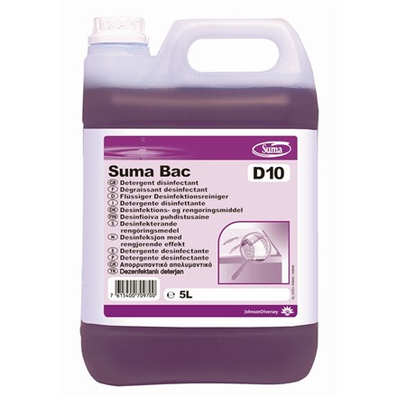 Detergent, Disinfectant, Suma Bac D10, 5ltrs