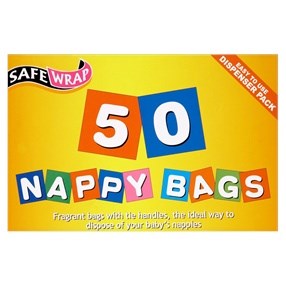 Babycare, Nappy Bags, Safewrap, 6 x 50