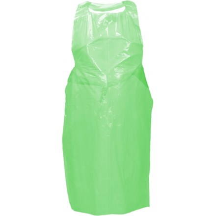 Value Green Disposable Polythene Aprons, 1000 Apron Roll