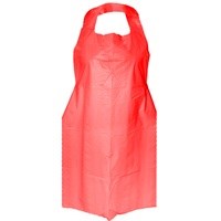 Aprons, Premium Polythene, Disposable, Roll, Red, 1000