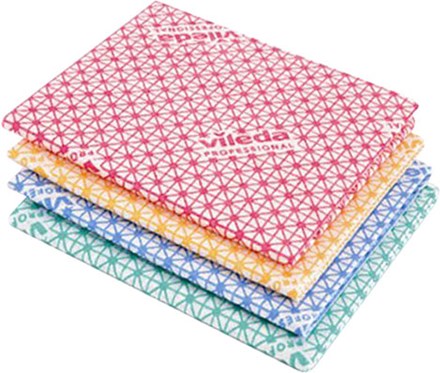 Cloths, Vileda, Mediumweight, 43 x 36cm, Blue, 10 Pack