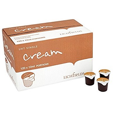 Hospitality, UHT Cream, 100 x 12ml