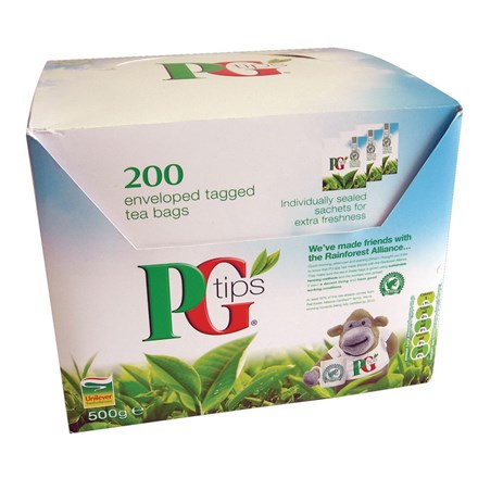 Hospitality, Tea Bags, PG, Individually Wrapped x 200