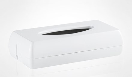 Dispenser, Paper, Tissue, White, 270 x 140 x 70mm