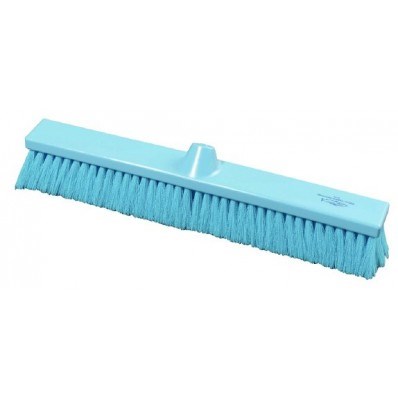 Brush, Hygiene, Sweeping Broom, Soft, Blue, 500mm x 75mm