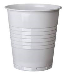 Cups, Plastic, 7oz, Non Vend, Squat, White, 2000