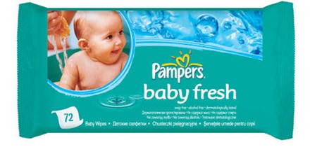 Babycare, Pampers Baby Fresh, 1 x 72