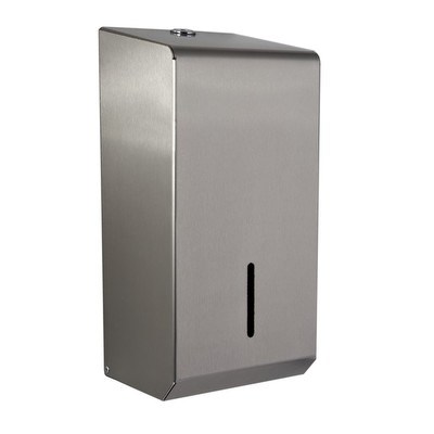 Dispenser, Paper, Bulk Pack, Stainless Steel
