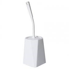 Brush, Toilet Brush & Holder, 13" Bent Brush