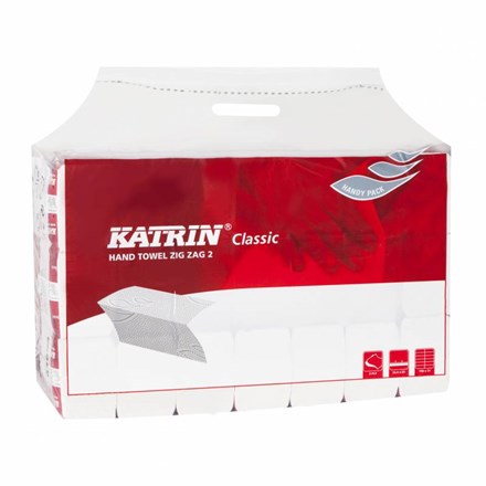 Handtowels, i-fold, Katrin 61694, 2ply White, 3024