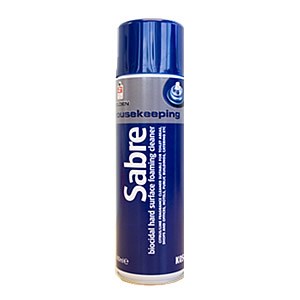 Disinfectant, Sabre, Selden, Biocidal, Foam Cleaner, 12x480ml
