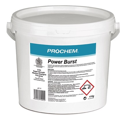 Carpet, Prochem, Detergent Pre-Spray, Power Burst, 4Kg