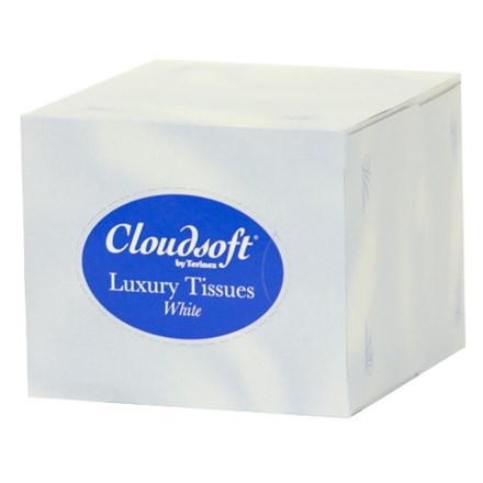 Tissues, Cloudsoft, Cube, White, 2Ply, 24 x 70