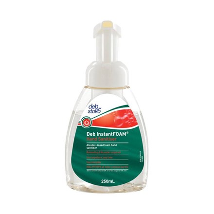 Skin Care, DEB InstantFOAM, Hand Sanitiser, 12 x 250ml
