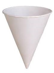Cups, Water Cone, 4oz, 5000