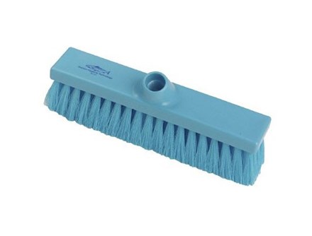 Brush, Hygiene, Sweeping Broom, Med Crimped, Blue, 280mm