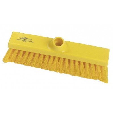 Brush, Hygiene, Sweeping Broom, Med Crimped, Yellow, 280mm