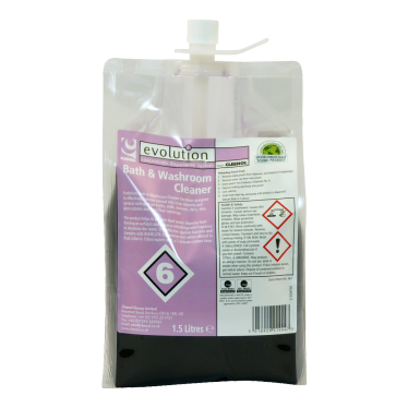 Washroom Cleaner, Cleenol, EV6 Bath & Washroom, 2x1.5ltr